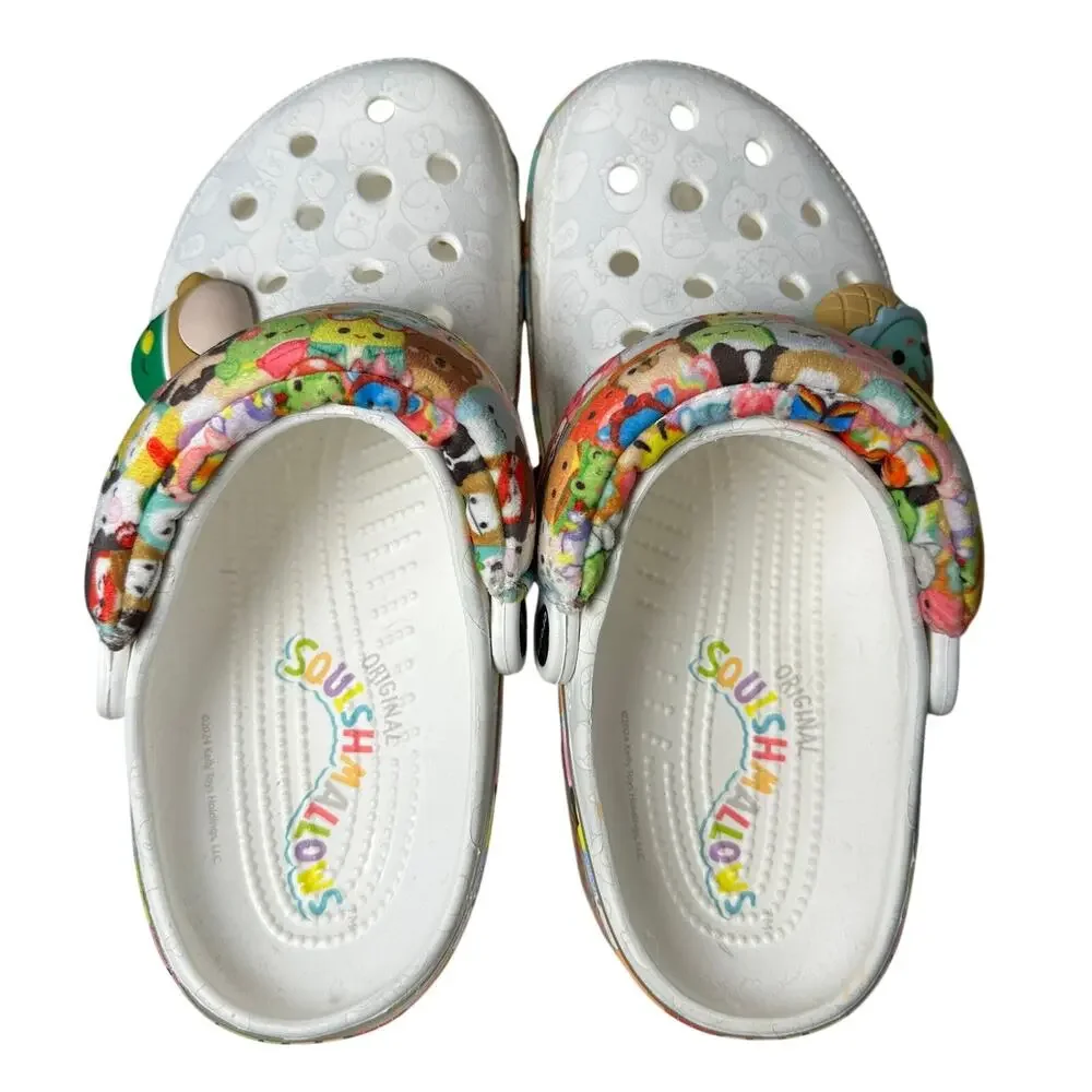 Crocs x Squishmallows Classic Clog Unisex White Multicolor W9 M7 NWOT - Picture 4 of 5